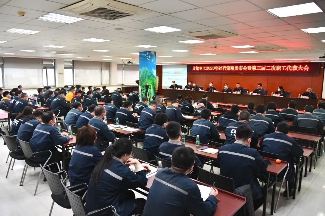 公司召開2023年經(jīng)營策略發(fā)布會(huì)暨第三屆二次職工代表大會(huì)